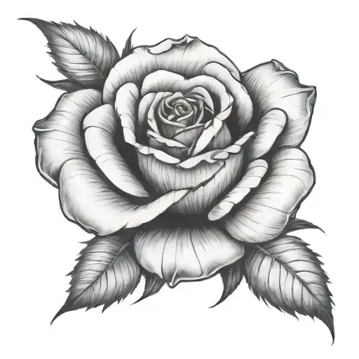 Rose Made From The Smoke That Is Around It