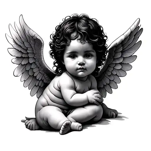 Black Baby Angel