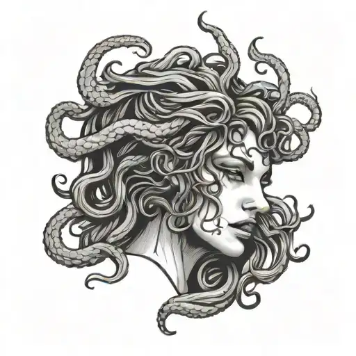 Eyeless Medusa Head