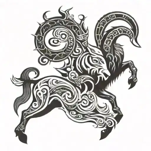 King Capricorn Symbol