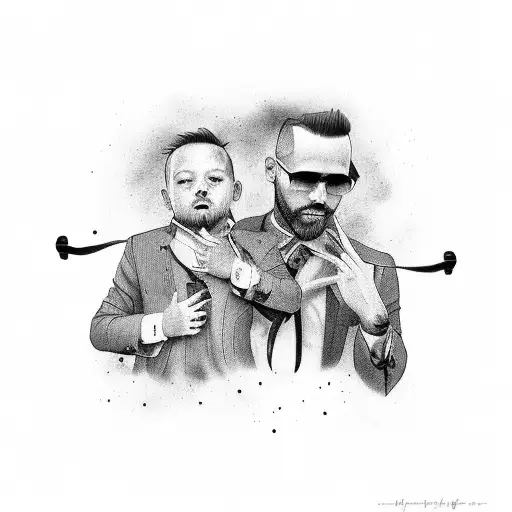 Fathers Love For His Two Sons