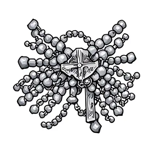 Depression Rosary Beads
