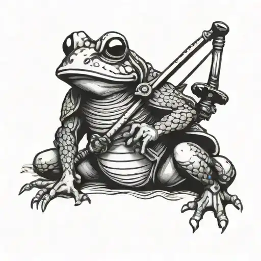 Samurai Frog