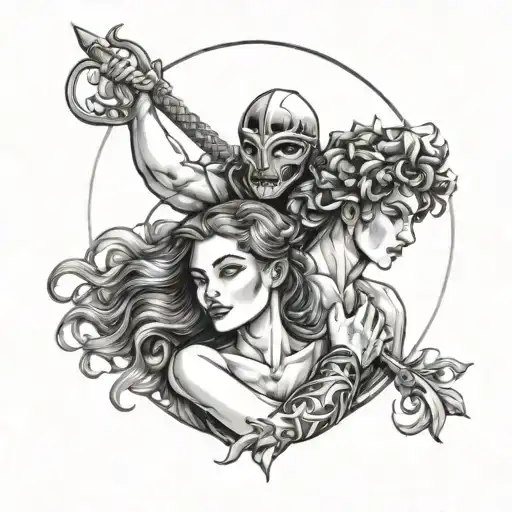 Alluring Cancer Woman Being Held By A Sagittarius Man