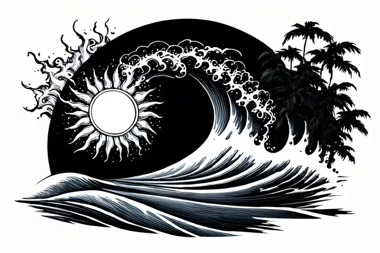 Sun And Wave