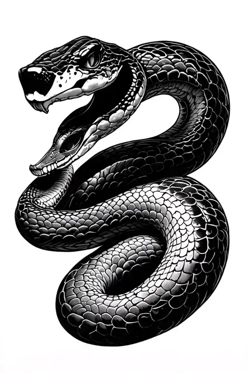 Only Mask With Snake