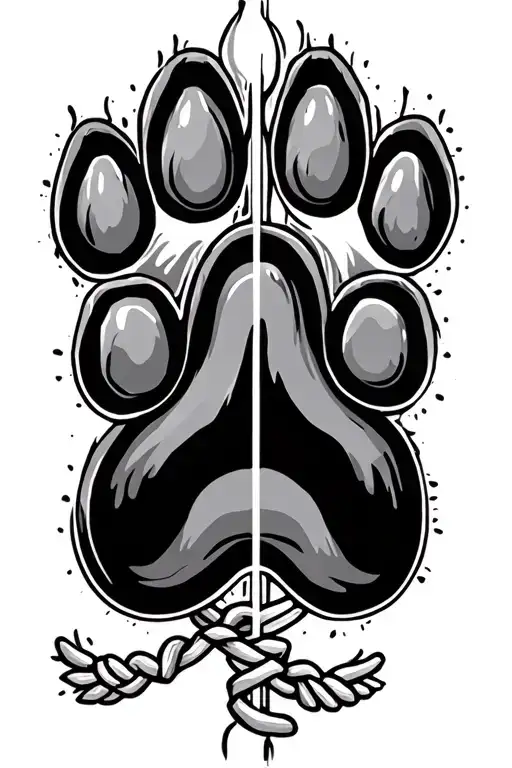 4 Dog Paw And Lifeline