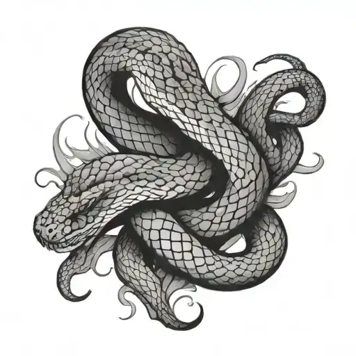 Sad Snake Intertwined