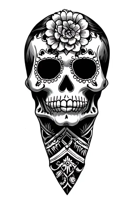 Emiliano Zapata Sugarskull The Days Of Dead