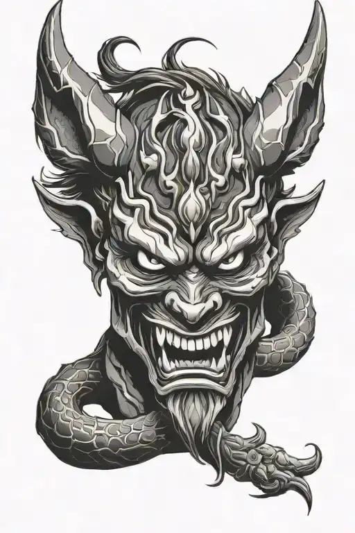Oni Demon Mask