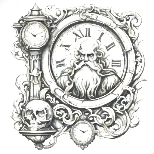 Father Time Piece Featuring