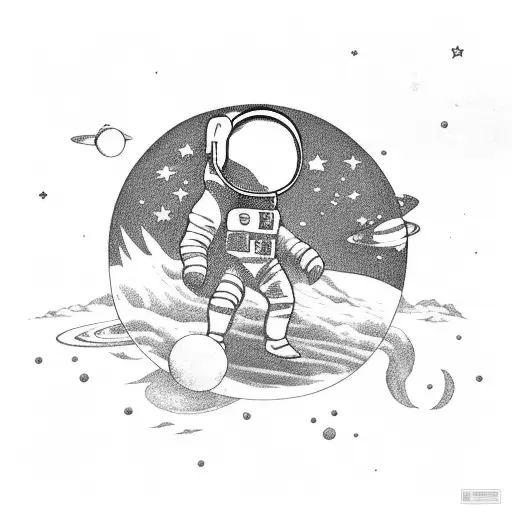An Astronaut Teacher Conducting A Lesson On A Moon Gym