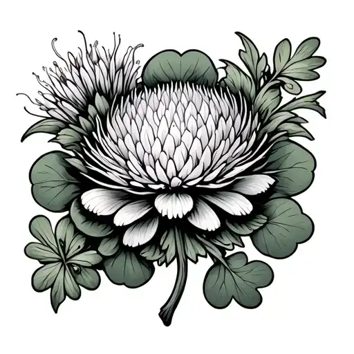 Thistle And Shamrock Intertwined