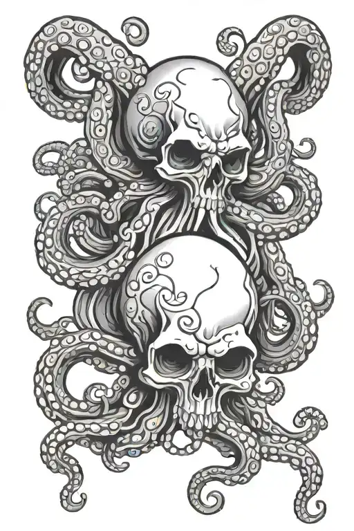 Skull Octopus