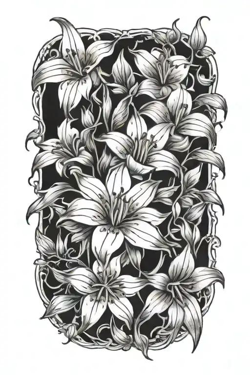 Jungle Creeper Flowers All Round