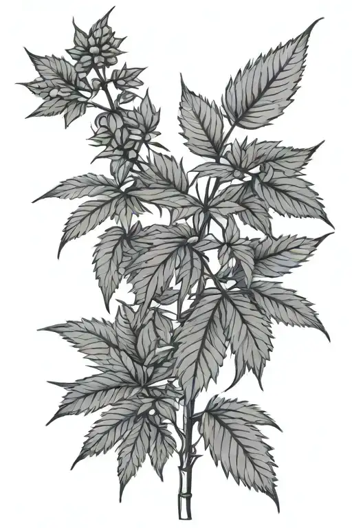 Cannabis Plant Growing