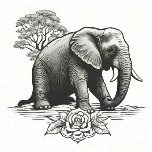 Elephant Sitting