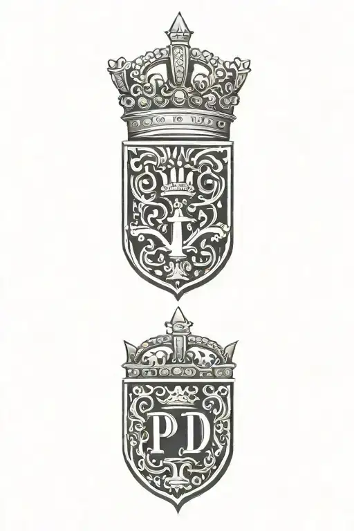 Queens Crown Pld Letters