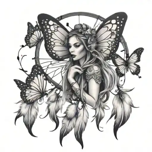 Dreamcatcher Butterflies Fairy