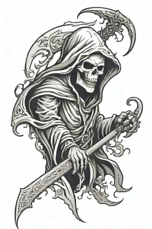 Grim Reaper Skull