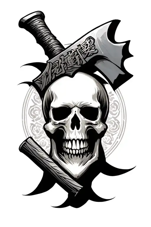 An Ax Of Death Kanji