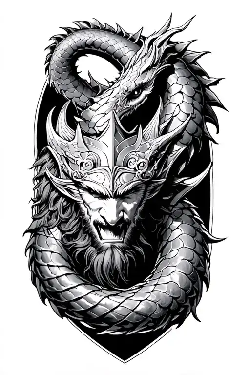 Thor And Jormungandr