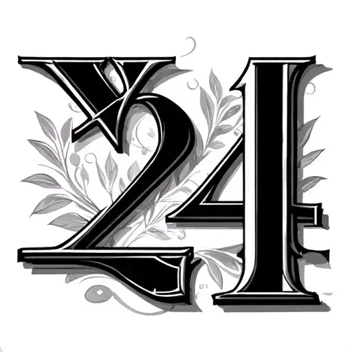 24 Roman Numeral
