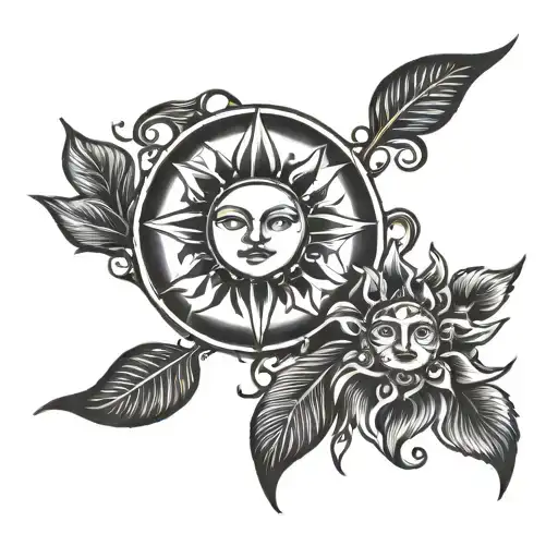 Sun Minima Tatoo Men