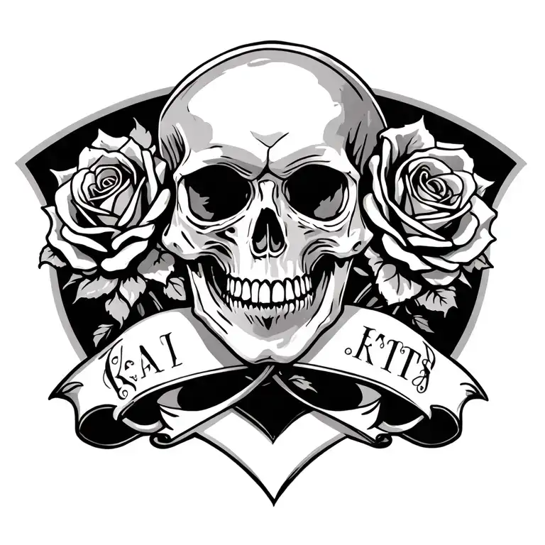 Skull And Roses