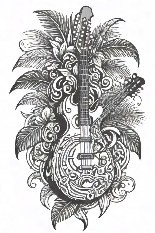 Tropical Rock Music Guitar