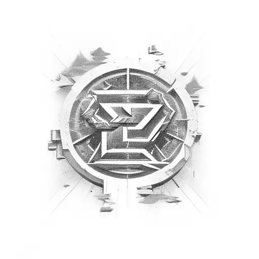 Sgv Diagnal Gangster Lettering