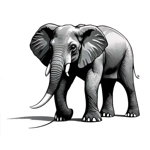 Elephant Standing