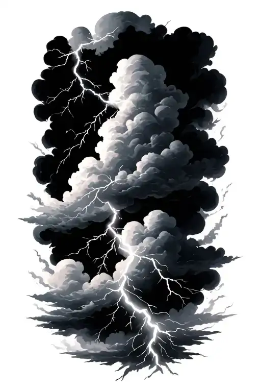 Clouds With Lightning