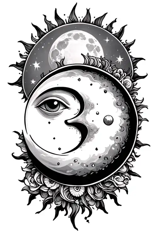 Traditional Sun And Moon