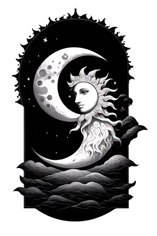 Traditional Sun And Moon