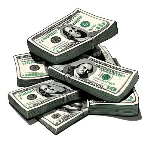 Money And Egal Mixed Together Representing