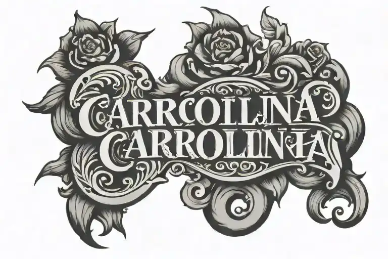 Lettering Carolina