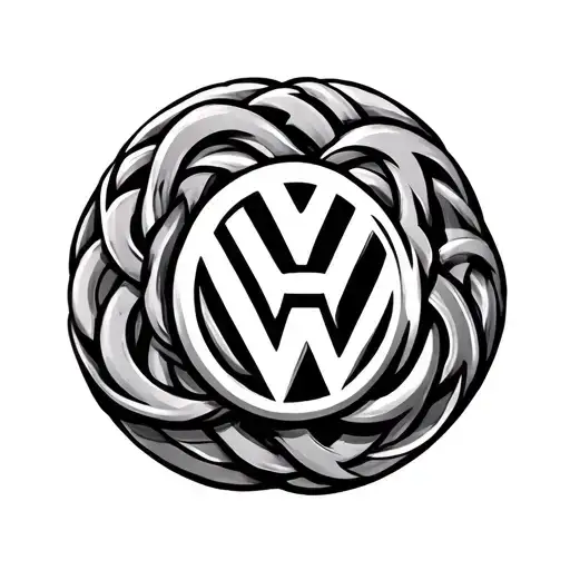 Volkswagen Logo And Celtic