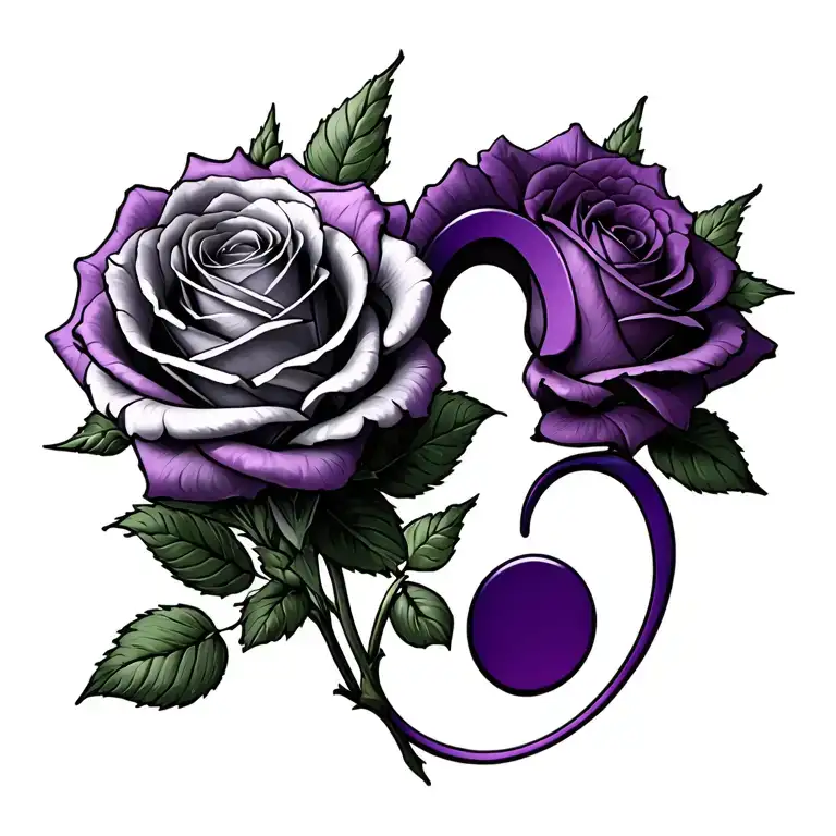 Purple Roses And A Semicolon Incorporated