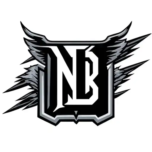 Ford Mustang Logo With Initials N B