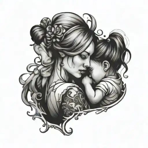 Mother And Daughter Love