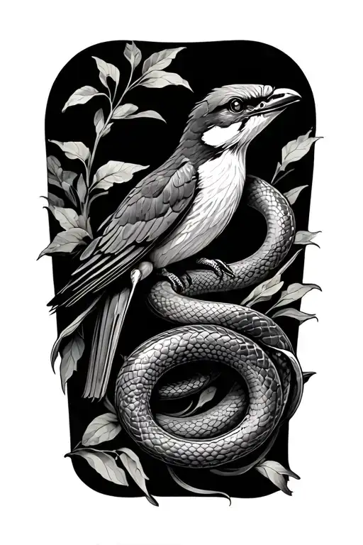 Bird And Snake