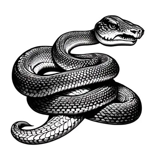 Snake Wrapped Fore Arm