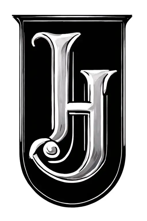 A J H Tow Letter J