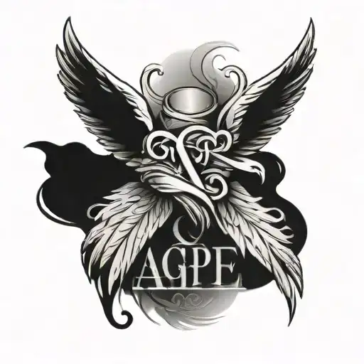 Angel Wings And Agape Written