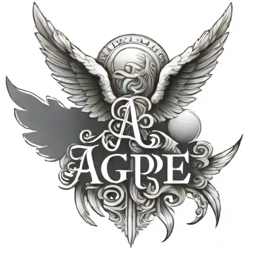 Angel Wings And Agape Written