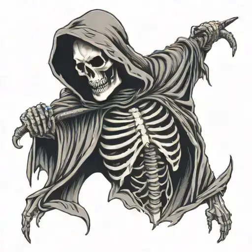 A Grim Reaper To Fit On The Chest