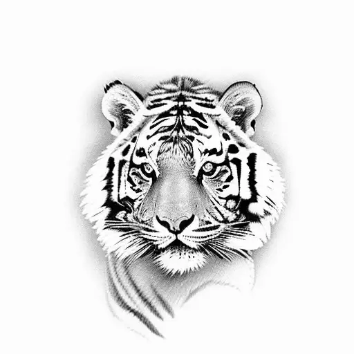 Feather With Tiger In It