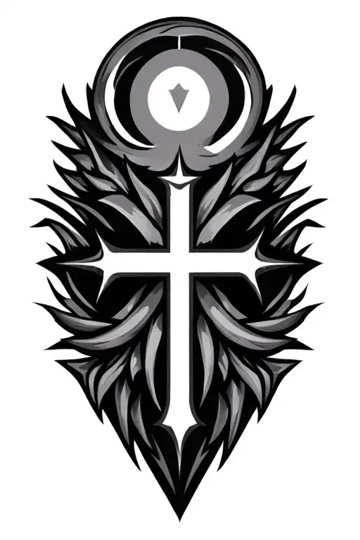 Atheism Symbols Forming A Geometric