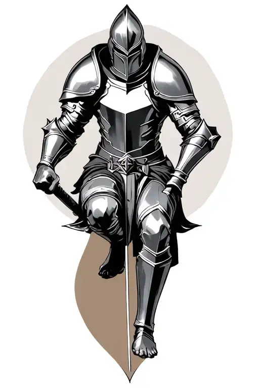Knight Kneeling